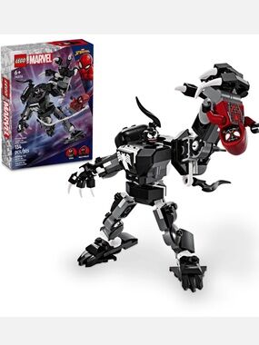 Lego Marvel #76276 Venom Mech Armor vs. Miles Morales - RETIRED!